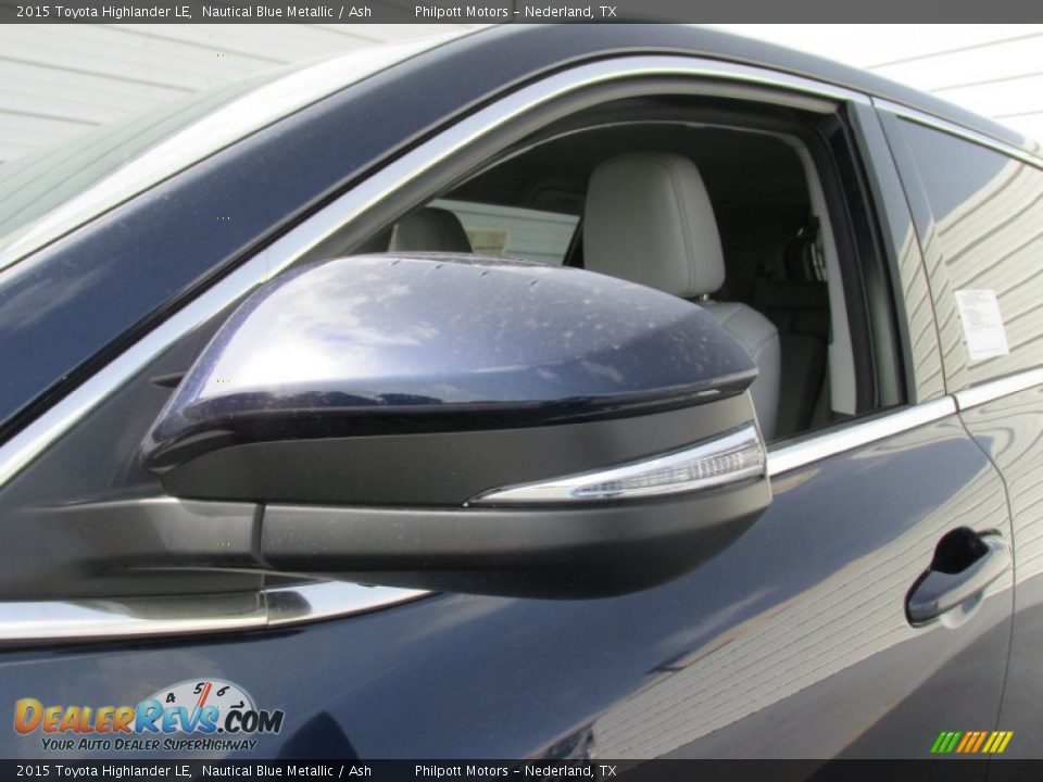 2015 Toyota Highlander LE Nautical Blue Metallic / Ash Photo #12