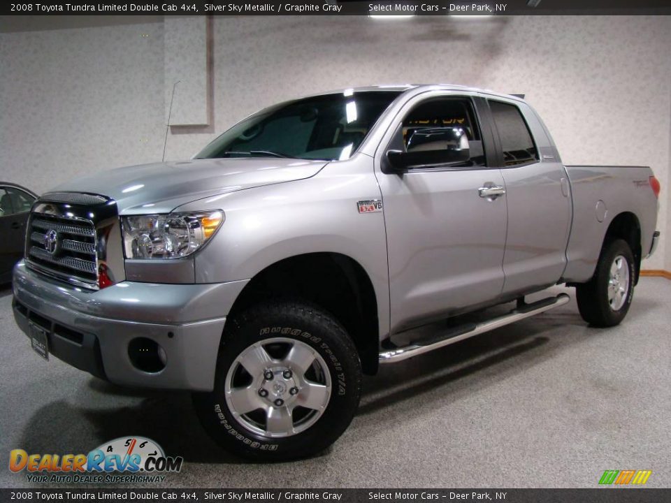 2008 Toyota Tundra Limited Double Cab 4x4 Silver Sky Metallic / Graphite Gray Photo #1
