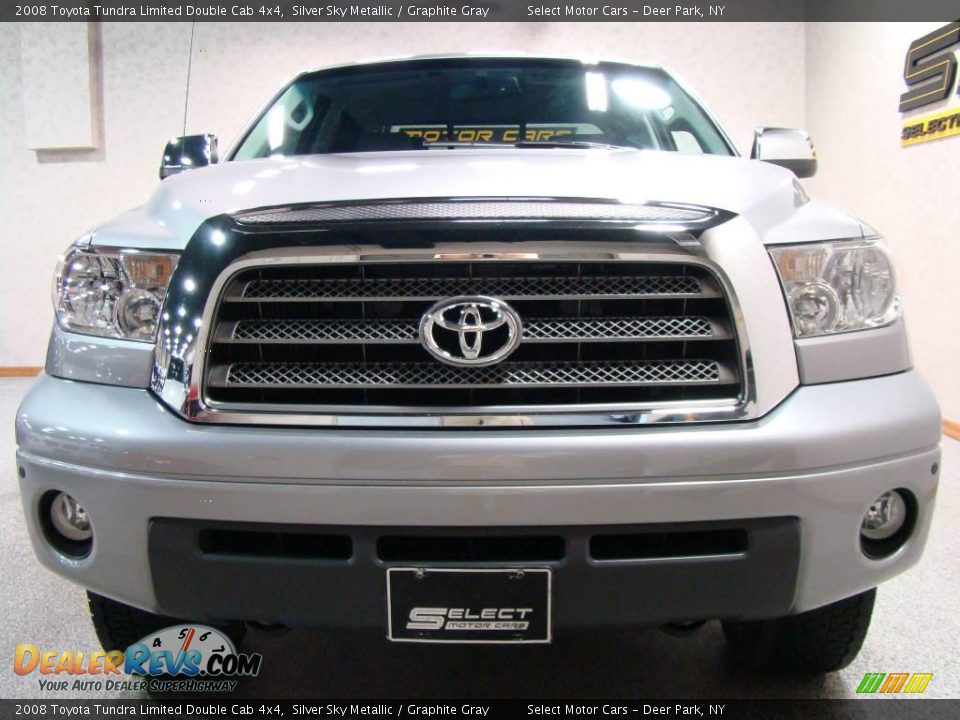 2008 Toyota Tundra Limited Double Cab 4x4 Silver Sky Metallic / Graphite Gray Photo #2