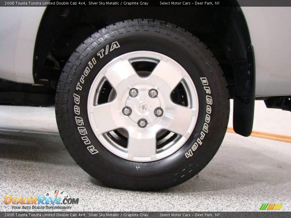 2008 Toyota Tundra Limited Double Cab 4x4 Silver Sky Metallic / Graphite Gray Photo #7
