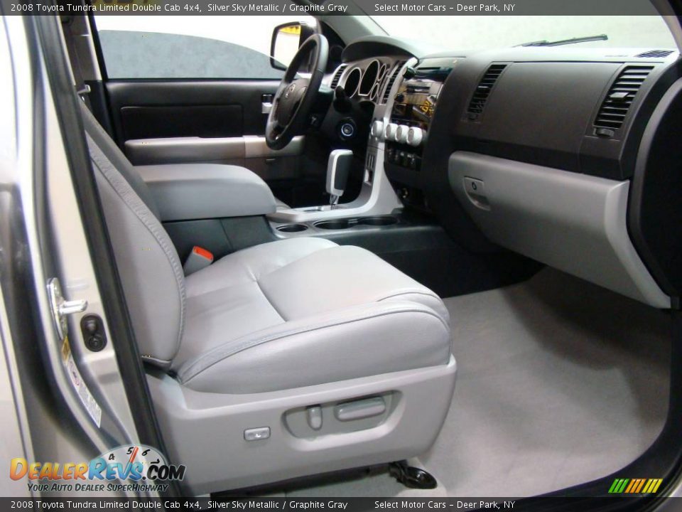 2008 Toyota Tundra Limited Double Cab 4x4 Silver Sky Metallic / Graphite Gray Photo #12