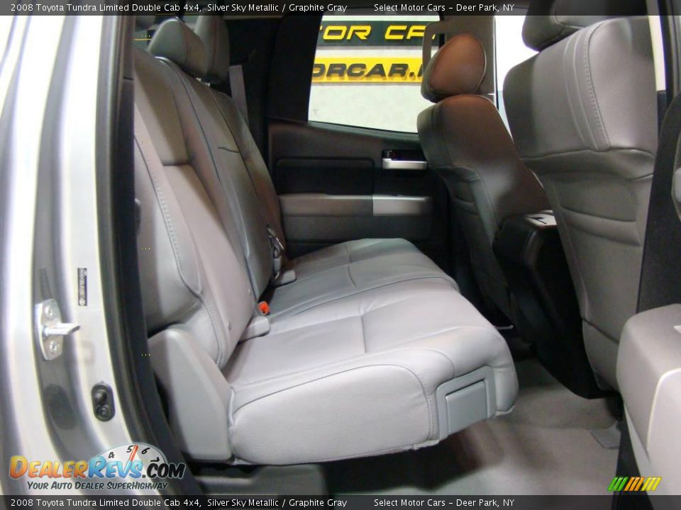 2008 Toyota Tundra Limited Double Cab 4x4 Silver Sky Metallic / Graphite Gray Photo #13