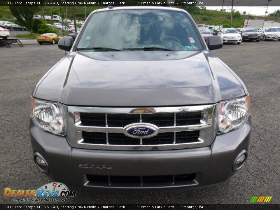 2012 Ford Escape XLT V6 4WD Sterling Gray Metallic / Charcoal Black Photo #6