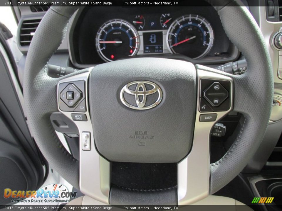 2015 Toyota 4Runner SR5 Premium Steering Wheel Photo #31