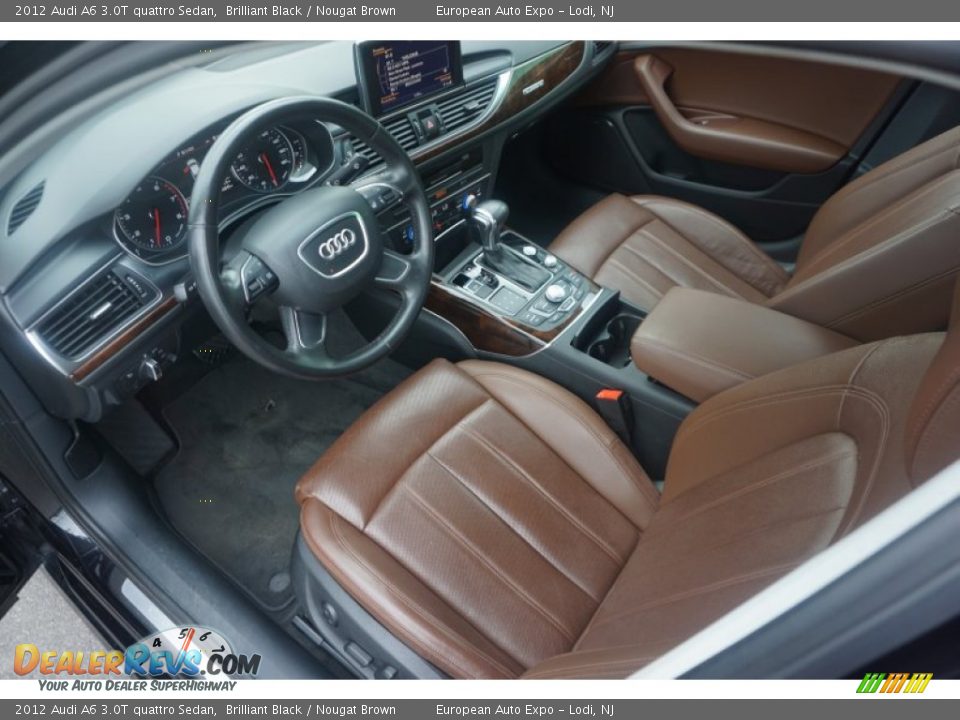 Nougat Brown Interior - 2012 Audi A6 3.0T quattro Sedan Photo #5