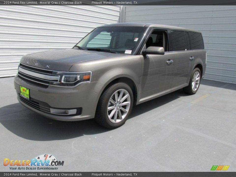 2014 Ford Flex Limited Mineral Gray / Charcoal Black Photo #4