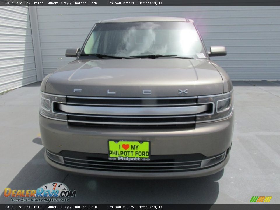 2014 Ford Flex Limited Mineral Gray / Charcoal Black Photo #5
