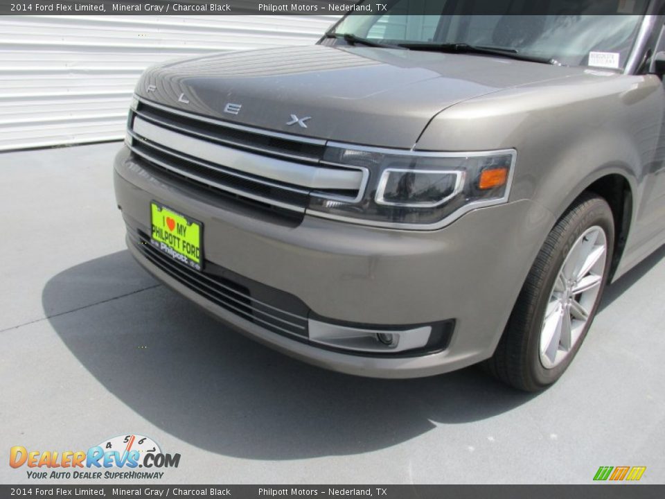 2014 Ford Flex Limited Mineral Gray / Charcoal Black Photo #7