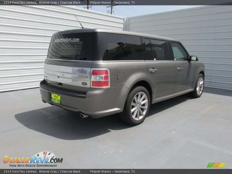 2014 Ford Flex Limited Mineral Gray / Charcoal Black Photo #9
