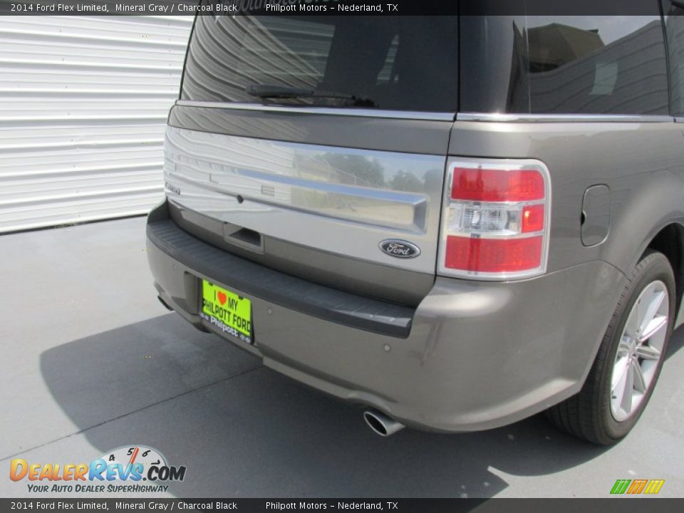 2014 Ford Flex Limited Mineral Gray / Charcoal Black Photo #12