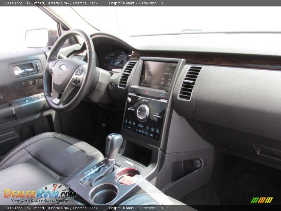2014 Ford Flex Limited Mineral Gray / Charcoal Black Photo #25