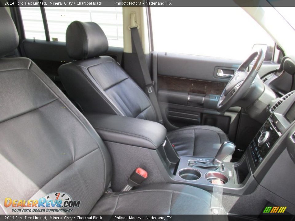 2014 Ford Flex Limited Mineral Gray / Charcoal Black Photo #26
