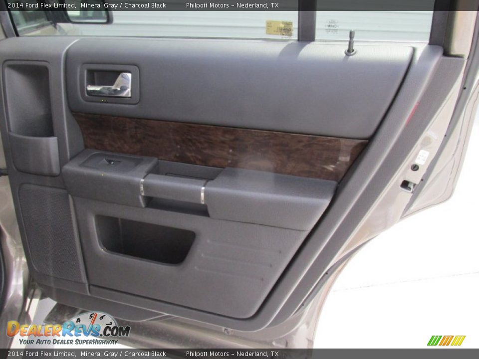 2014 Ford Flex Limited Mineral Gray / Charcoal Black Photo #27