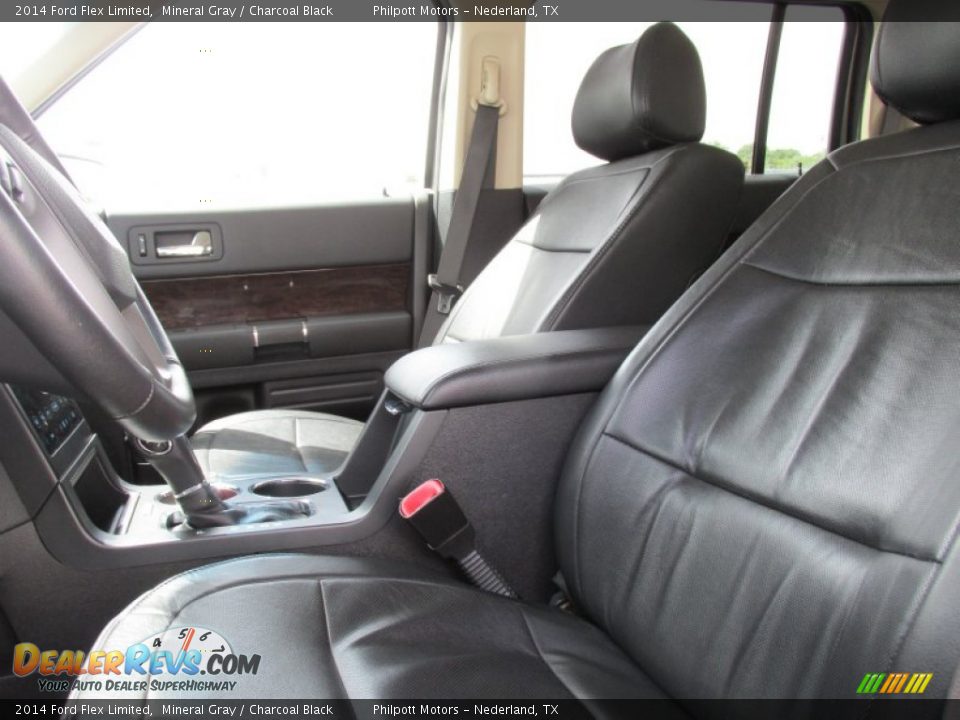 2014 Ford Flex Limited Mineral Gray / Charcoal Black Photo #36