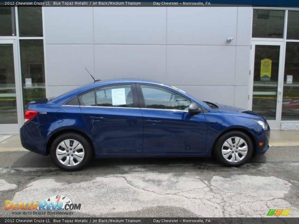 2012 Chevrolet Cruze LS Blue Topaz Metallic / Jet Black/Medium Titanium Photo #2