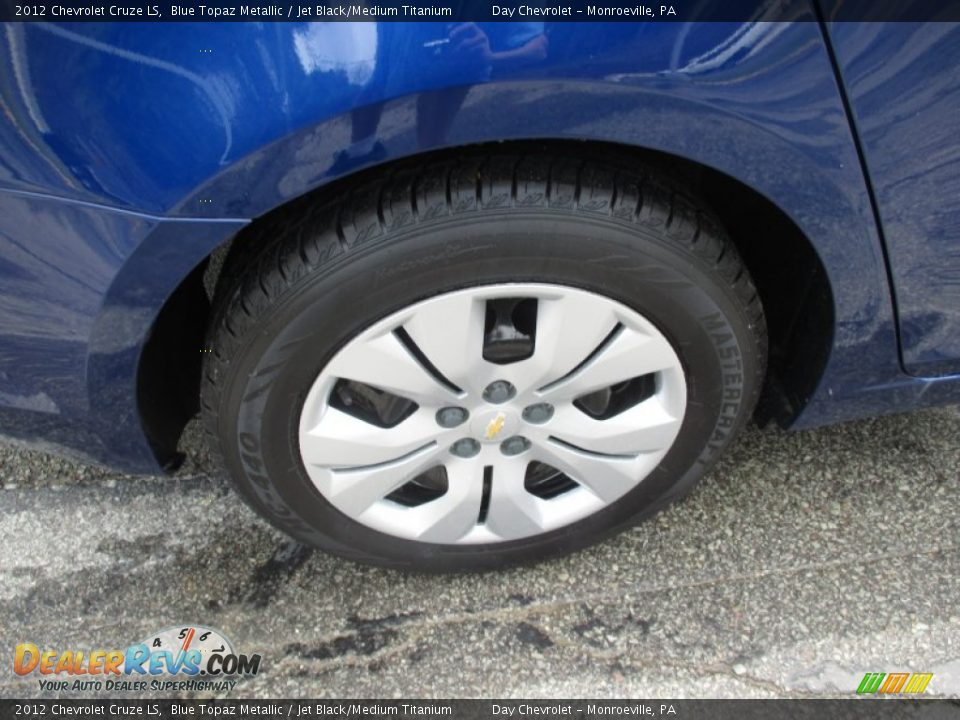 2012 Chevrolet Cruze LS Blue Topaz Metallic / Jet Black/Medium Titanium Photo #3