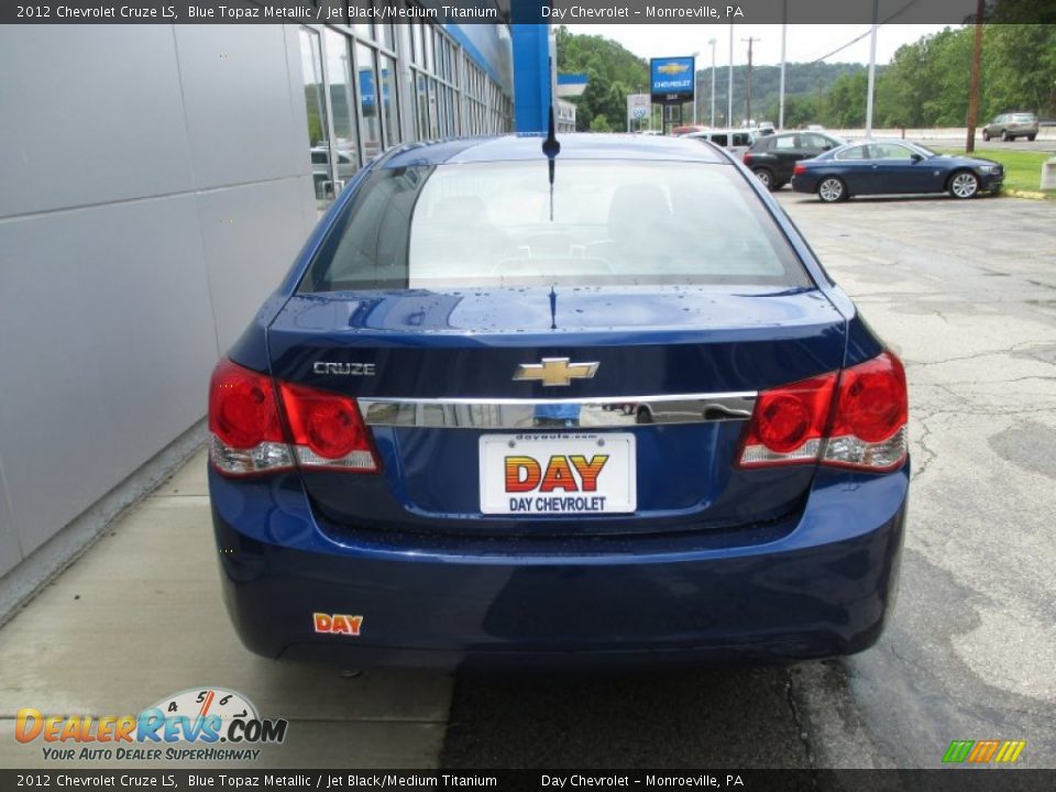 2012 Chevrolet Cruze LS Blue Topaz Metallic / Jet Black/Medium Titanium Photo #5