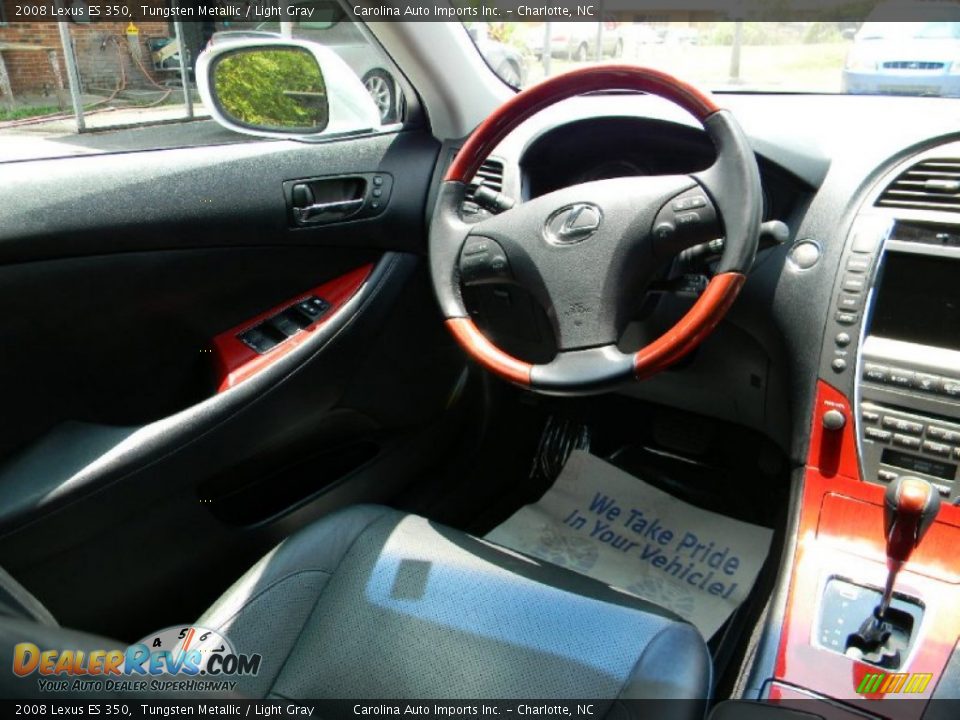 2008 Lexus ES 350 Tungsten Metallic / Light Gray Photo #13