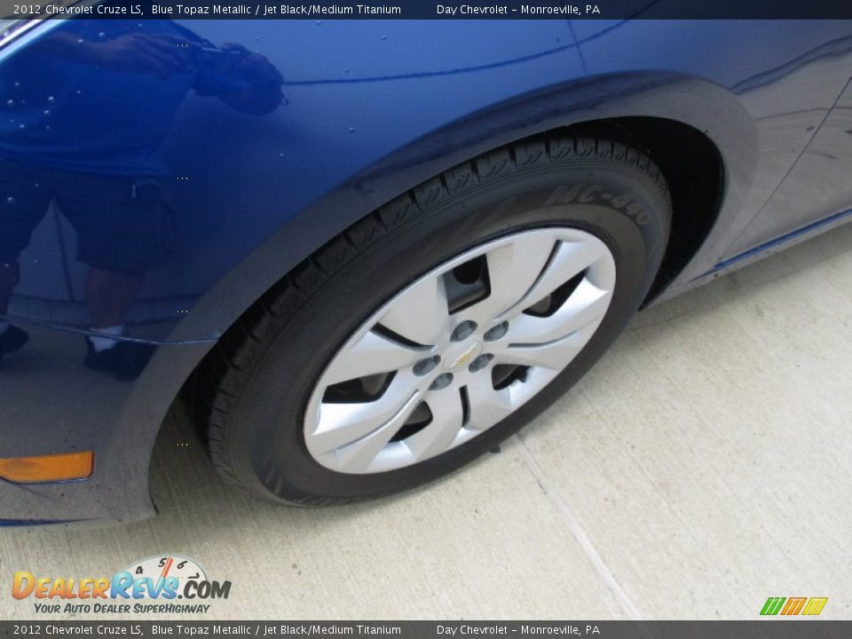 2012 Chevrolet Cruze LS Blue Topaz Metallic / Jet Black/Medium Titanium Photo #9
