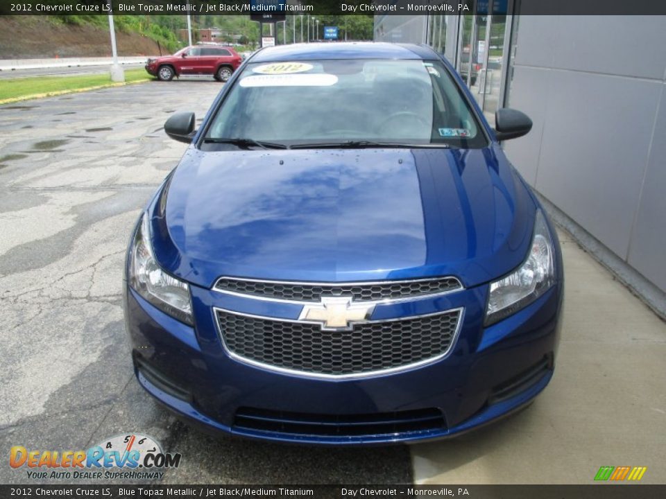 2012 Chevrolet Cruze LS Blue Topaz Metallic / Jet Black/Medium Titanium Photo #10