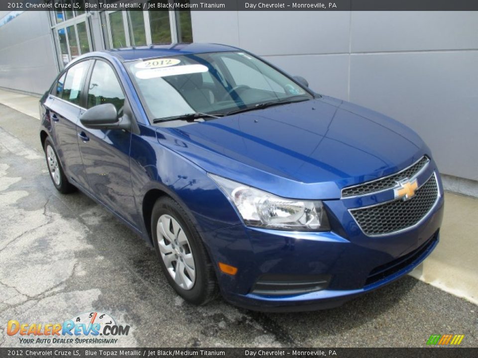 2012 Chevrolet Cruze LS Blue Topaz Metallic / Jet Black/Medium Titanium Photo #11