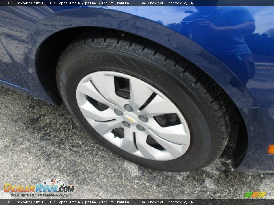 2012 Chevrolet Cruze LS Blue Topaz Metallic / Jet Black/Medium Titanium Photo #12
