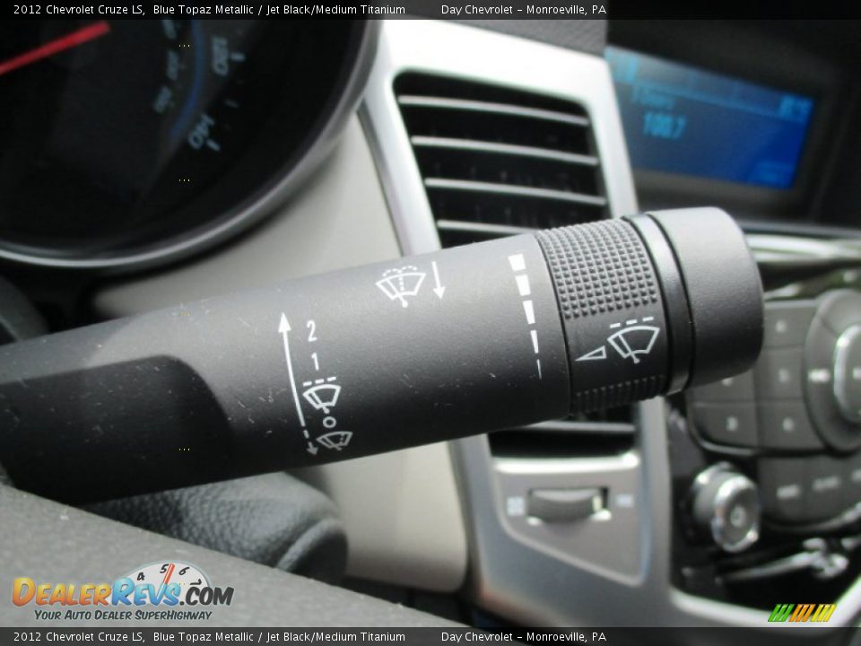 2012 Chevrolet Cruze LS Blue Topaz Metallic / Jet Black/Medium Titanium Photo #36