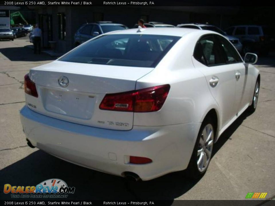 2008 Lexus IS 250 AWD Starfire White Pearl / Black Photo #4
