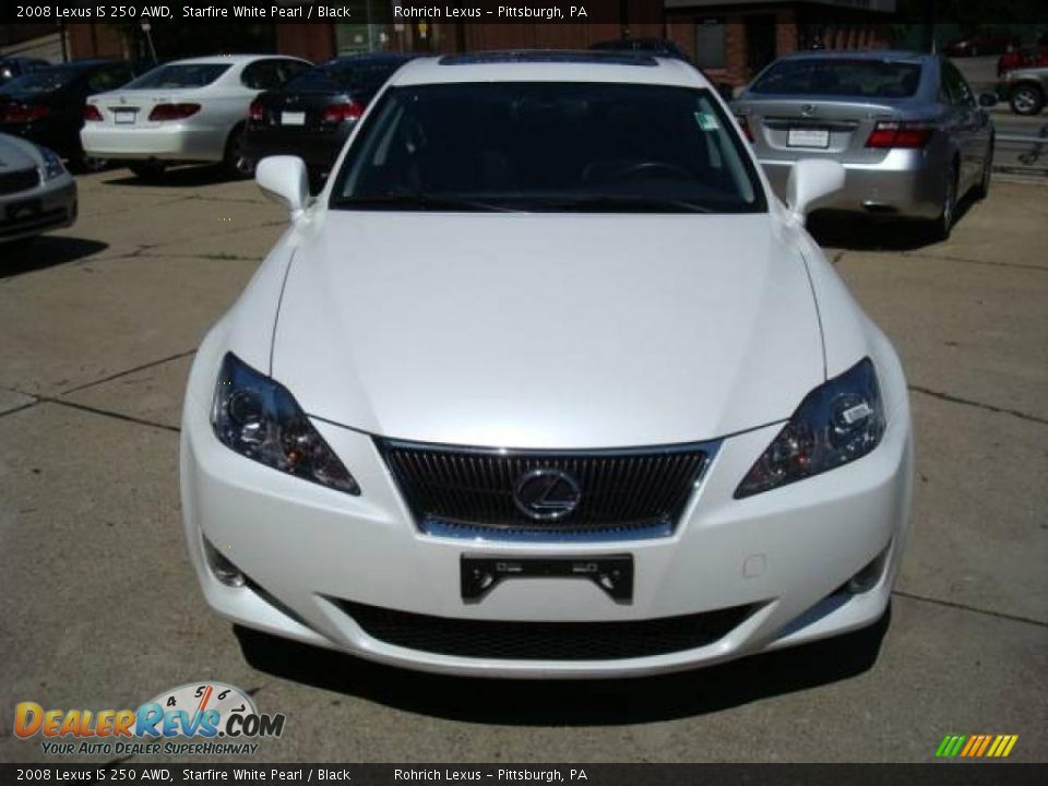 2008 Lexus IS 250 AWD Starfire White Pearl / Black Photo #6