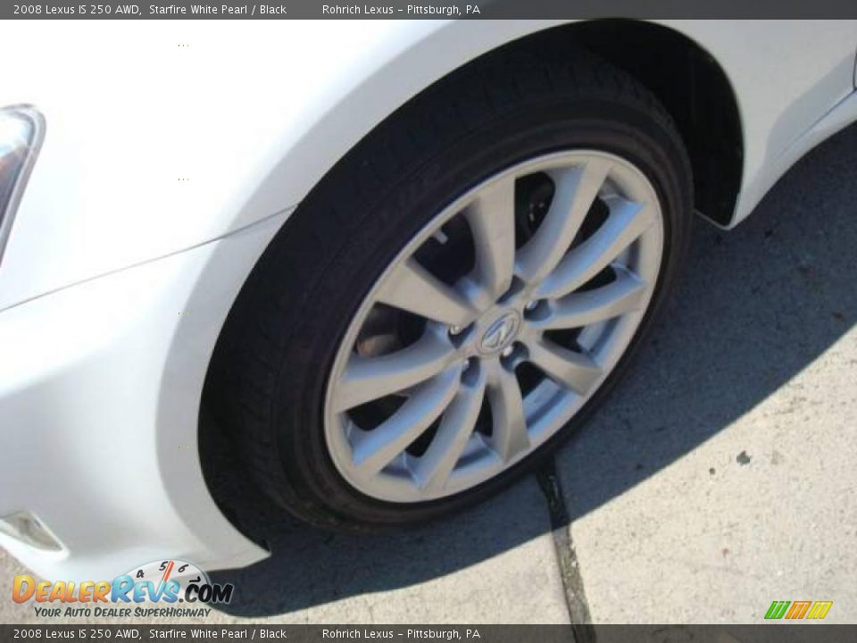 2008 Lexus IS 250 AWD Starfire White Pearl / Black Photo #7