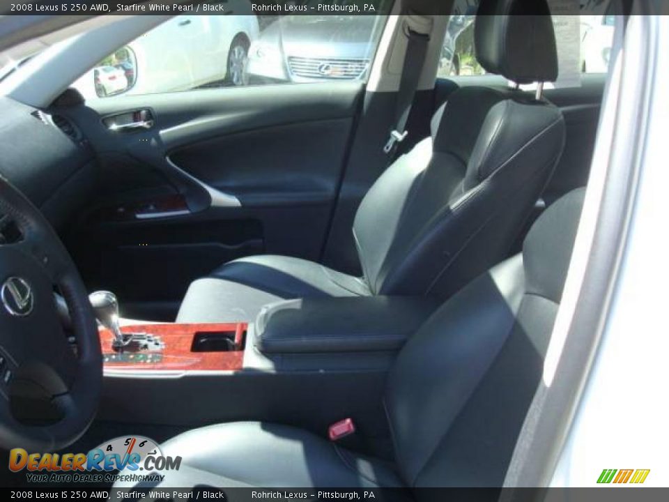 2008 Lexus IS 250 AWD Starfire White Pearl / Black Photo #8