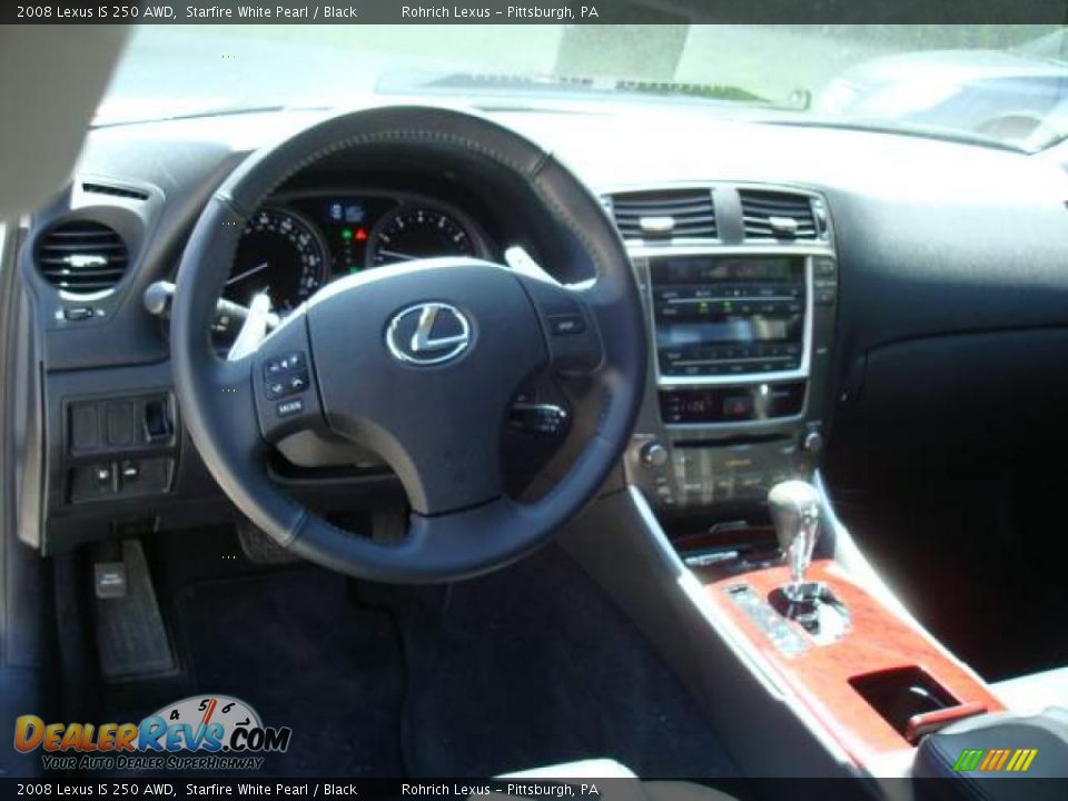 2008 Lexus IS 250 AWD Starfire White Pearl / Black Photo #10