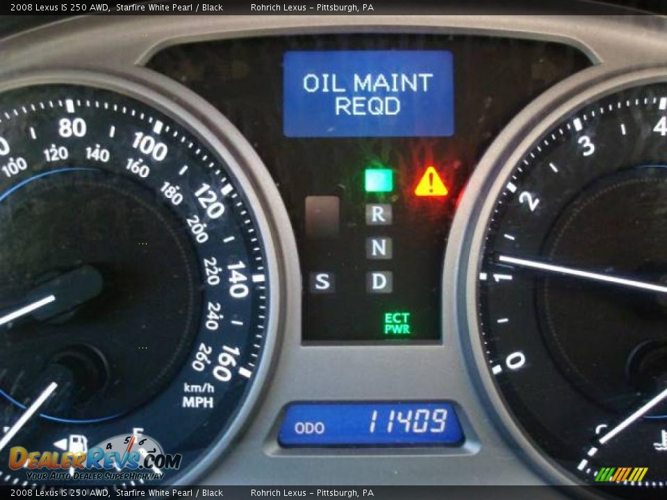 2008 Lexus IS 250 AWD Starfire White Pearl / Black Photo #15