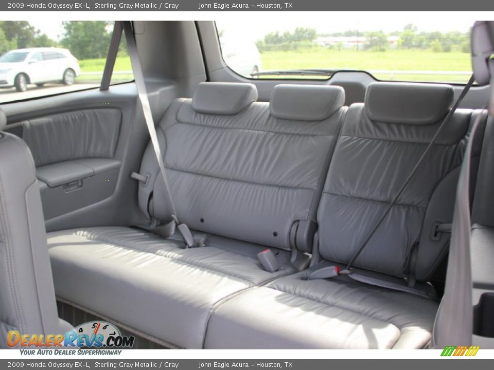 2009 Honda Odyssey EX-L Sterling Gray Metallic / Gray Photo #16