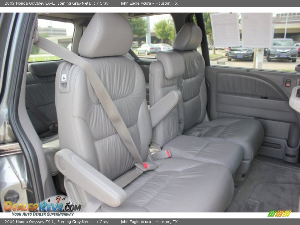 2009 Honda Odyssey EX-L Sterling Gray Metallic / Gray Photo #19