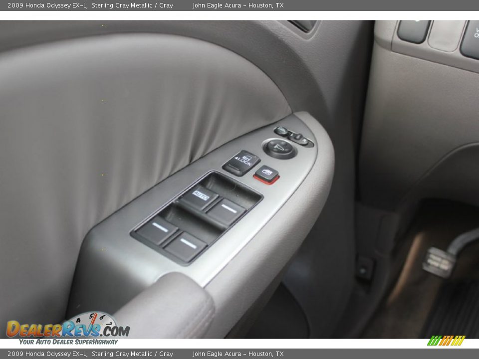 2009 Honda Odyssey EX-L Sterling Gray Metallic / Gray Photo #36