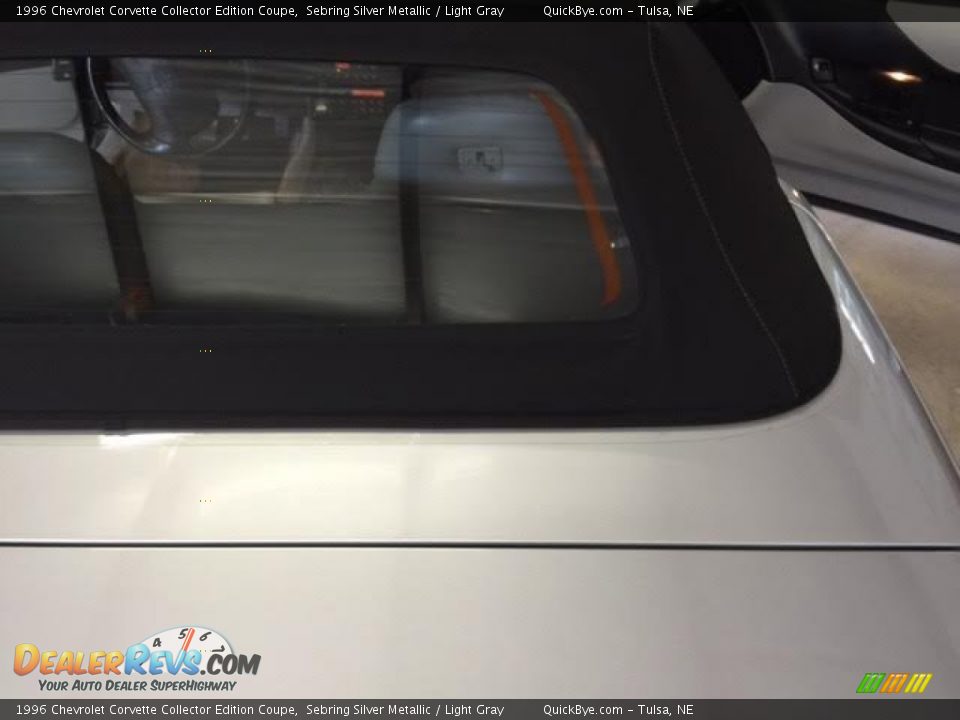 1996 Chevrolet Corvette Collector Edition Coupe Sebring Silver Metallic / Light Gray Photo #14