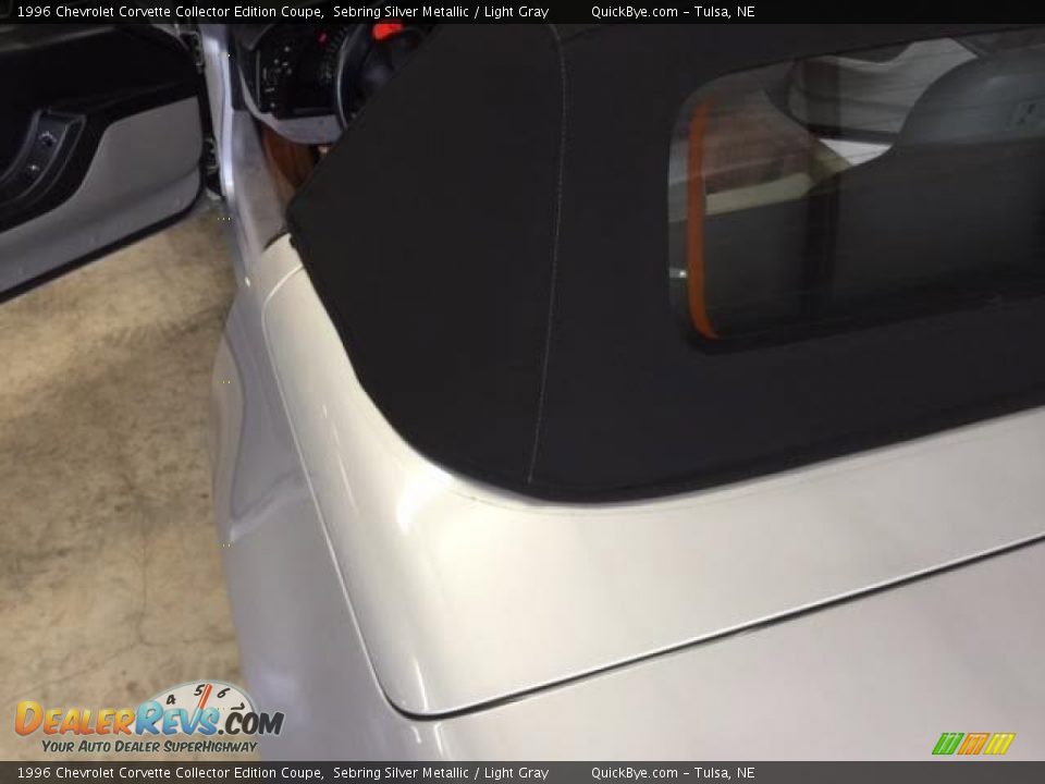 1996 Chevrolet Corvette Collector Edition Coupe Sebring Silver Metallic / Light Gray Photo #15