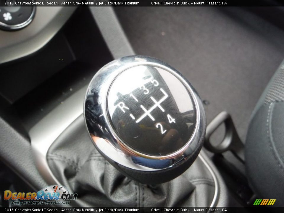 2015 Chevrolet Sonic LT Sedan Ashen Gray Metallic / Jet Black/Dark Titanium Photo #13