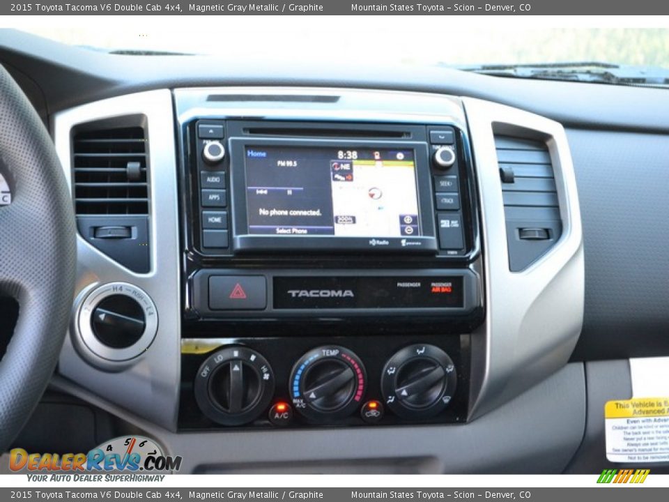 2015 Toyota Tacoma V6 Double Cab 4x4 Magnetic Gray Metallic / Graphite Photo #6