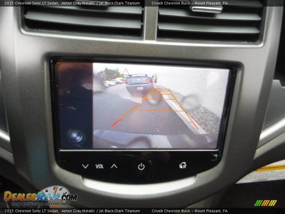 2015 Chevrolet Sonic LT Sedan Ashen Gray Metallic / Jet Black/Dark Titanium Photo #15