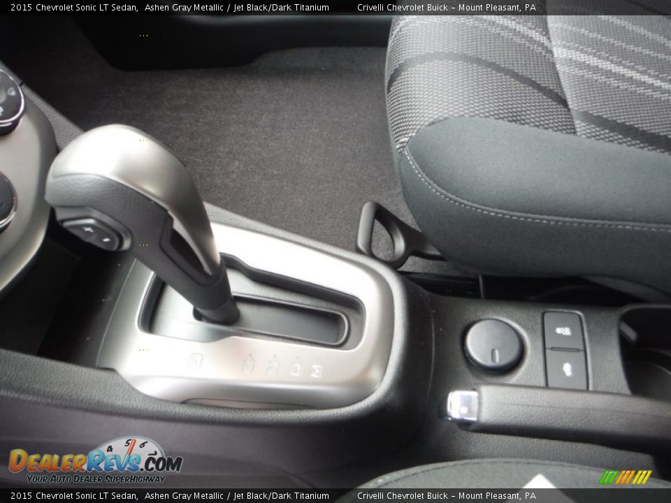 2015 Chevrolet Sonic LT Sedan Ashen Gray Metallic / Jet Black/Dark Titanium Photo #16
