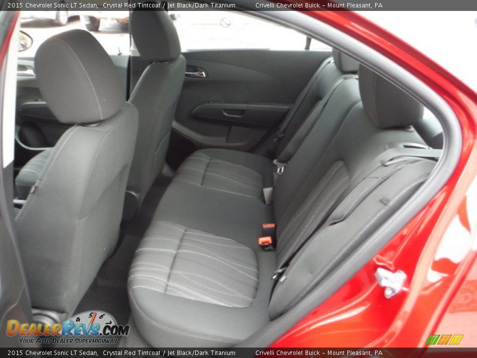 2015 Chevrolet Sonic LT Sedan Crystal Red Tintcoat / Jet Black/Dark Titanium Photo #17