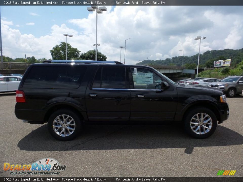 2015 Ford Expedition EL Limited 4x4 Tuxedo Black Metallic / Ebony Photo #1