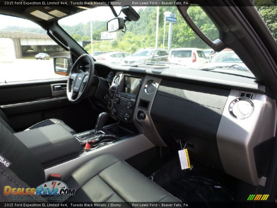 2015 Ford Expedition EL Limited 4x4 Tuxedo Black Metallic / Ebony Photo #2