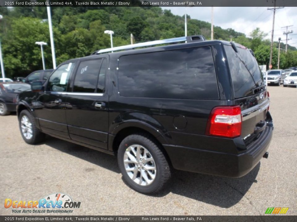 2015 Ford Expedition EL Limited 4x4 Tuxedo Black Metallic / Ebony Photo #6