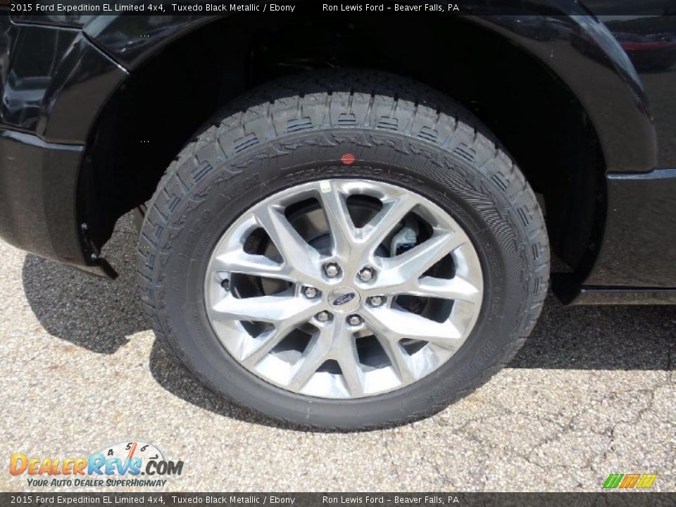2015 Ford Expedition EL Limited 4x4 Tuxedo Black Metallic / Ebony Photo #11