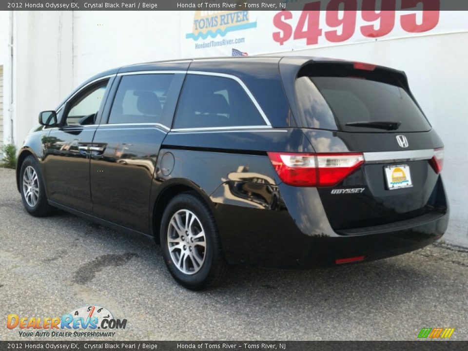 2012 Honda Odyssey EX Crystal Black Pearl / Beige Photo #6