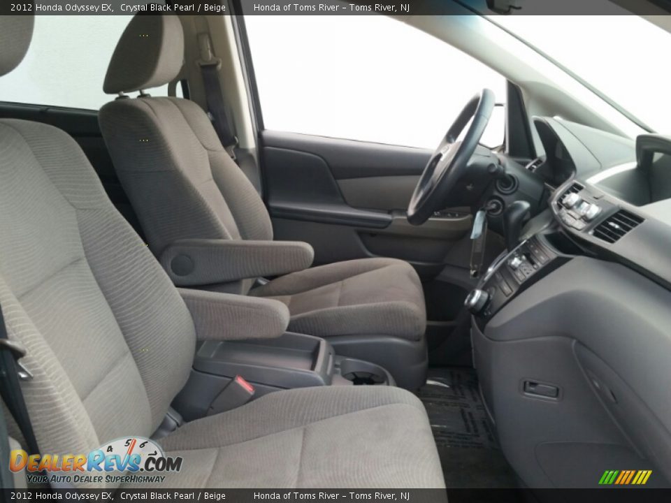 2012 Honda Odyssey EX Crystal Black Pearl / Beige Photo #11