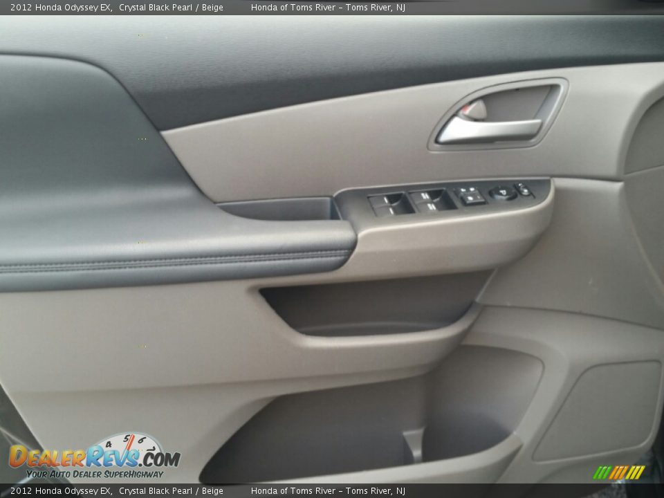 2012 Honda Odyssey EX Crystal Black Pearl / Beige Photo #18